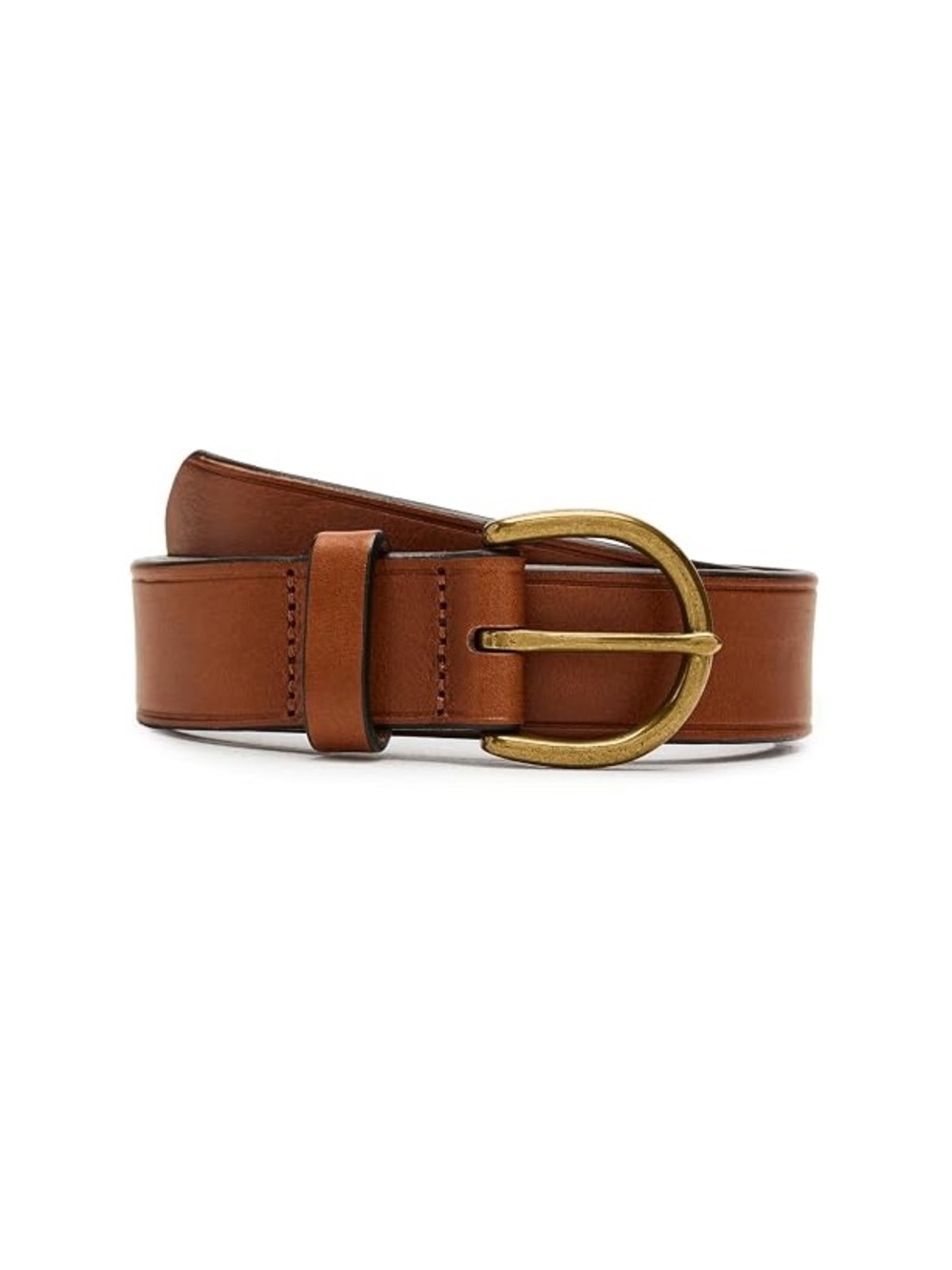 Madewell Leather Belt in pecan color